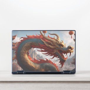 Chinese New Year of the Dragon Zodiac Birthday LS HP Laptop Skin