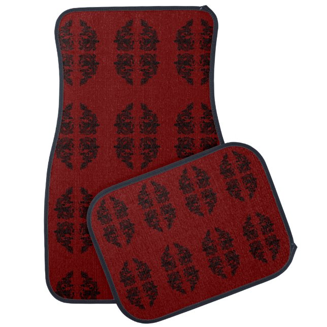 Chinese New Year of the Dragon Zodiac Birthday PCM Car Floor Mat (Set)