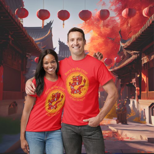 Chinese new year of the Dragon Zodiac Sign T_Shirt