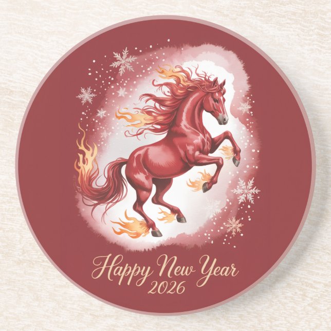 Chinese New year of the Horse 2026 Coaster (Front)