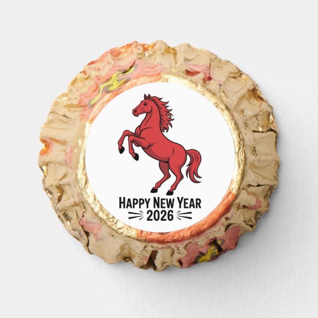 Chinese New year of the Horse 2026 Reese's Peanut Butter Cups (Front)