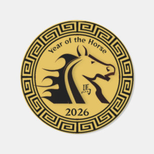 Chinese New Year of the Horse Design Sticker Roll