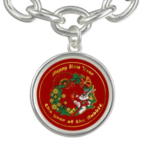 Chinese New Year of The Rabbit Bracelet