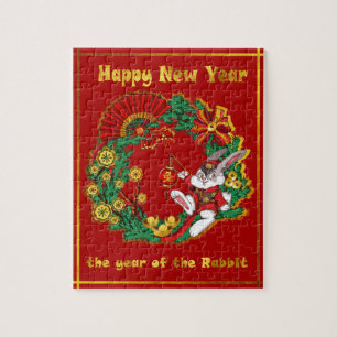 Chinese New Year of The Rabbit Jigsaw Puzzle
