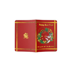 Chinese New Year of The Rabbit Passport Holder