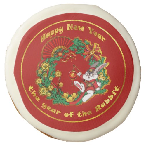 Chinese New Year of The Rabbit Sugar Cookie