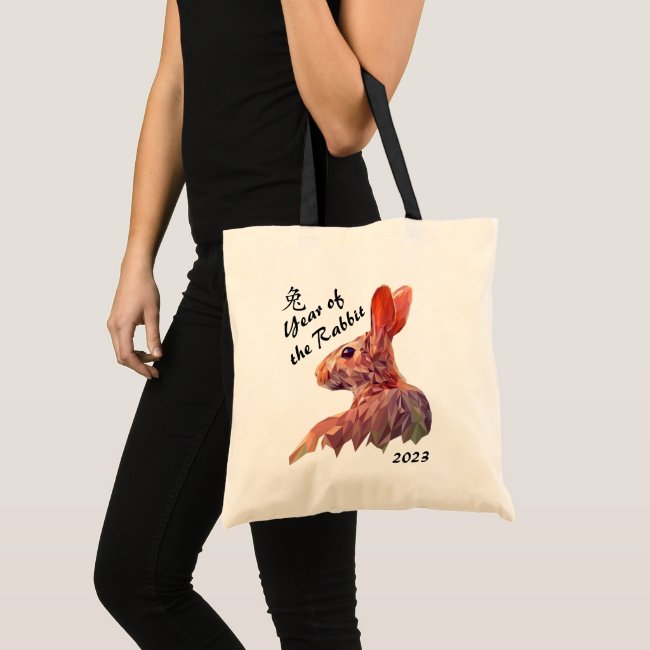 Chinese New Year of the Rabbit Tote Bag