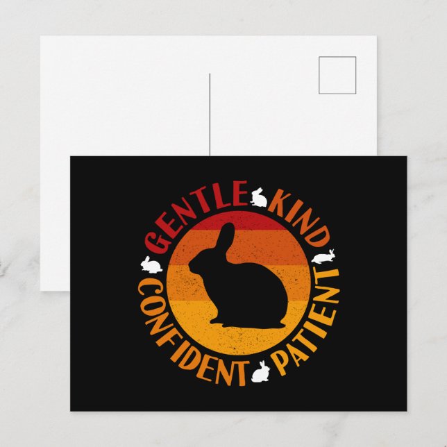 Chinese New Year of the Rabbit Traits Postcard (Front/Back)