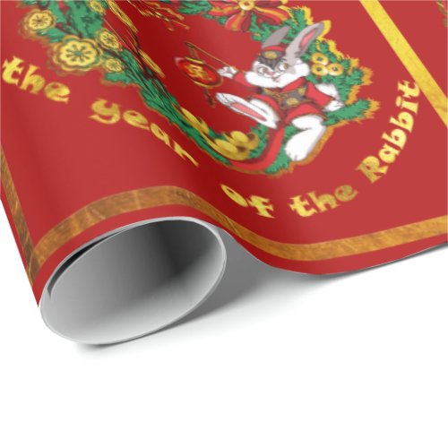 Chinese New Year of The Rabbit Wrapping Paper