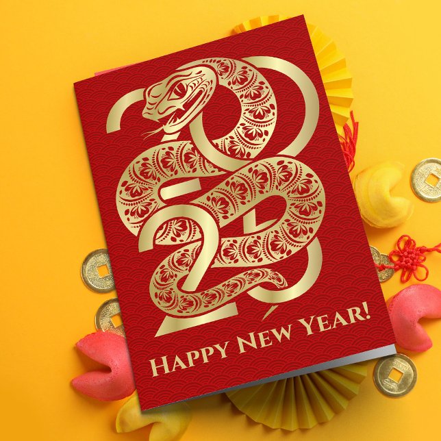 Chinese New year of the Snake 2025 Card (Creator Uploaded)