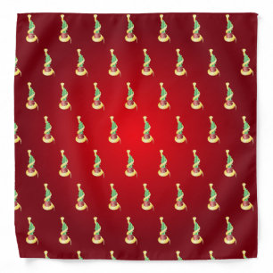Chinese New Year of the Snake 2025 Lucky Bamboo Bandana