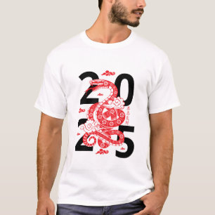 Chinese New Year of The Snake 2025 Lunar New Year  T-Shirt
