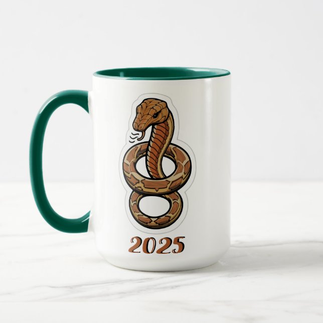 Chinese New Year Of The Snake 2025 Mug (Left)