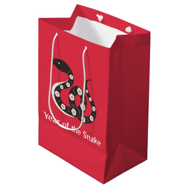 Chinese New Year of the Snake Symbol Gift Bag