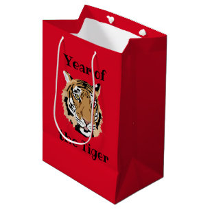 Chinese New Year of the Tiger Design Gift Bag