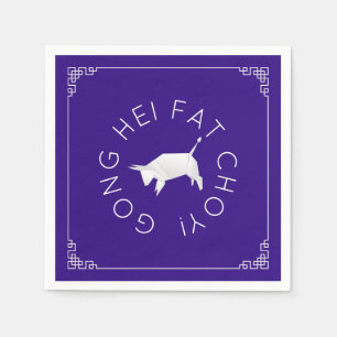 Chinese New Year Origami Ox Napkins