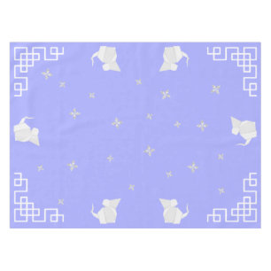 Chinese New Year Origami Rats & Stars Tablecloth