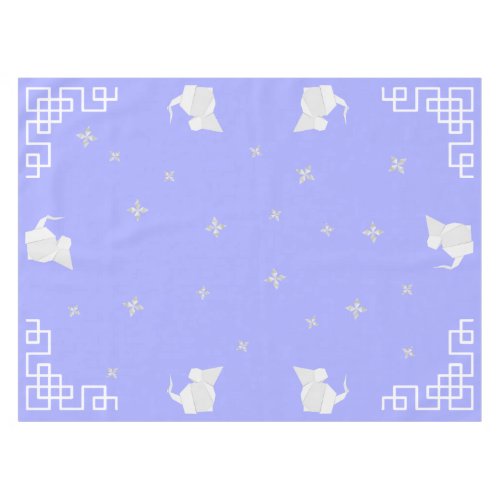 Chinese New Year Origami Rats  Stars Tablecloth