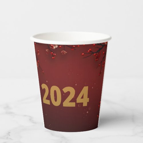 chinese new year Paper cup