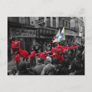 Chinese New Year Parade NY Postcard