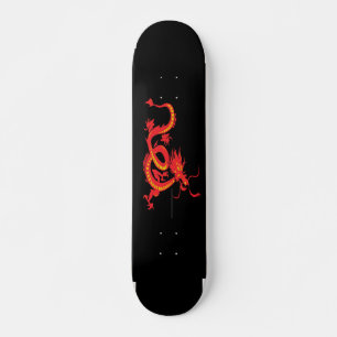 Chinese New Year Red Dragon Skateboard Deck