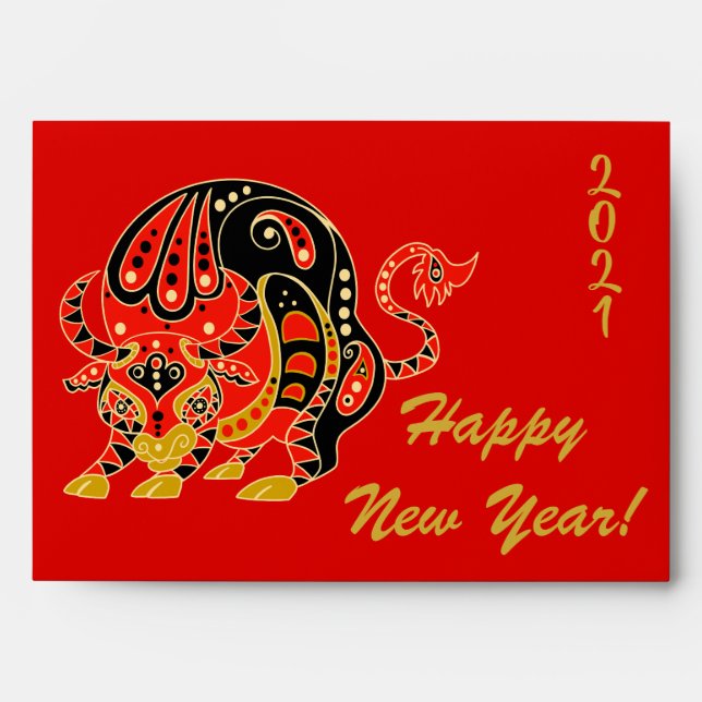 Chinese New Year Red Envelope (English) (Front)