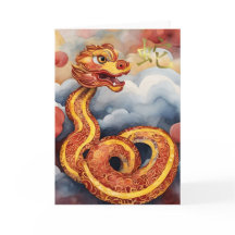 Chinese New Year Snake Greeting Card