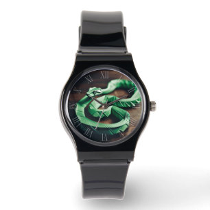 Chinese New Year Snake Origami Zodiac Birthday aW2 Watch