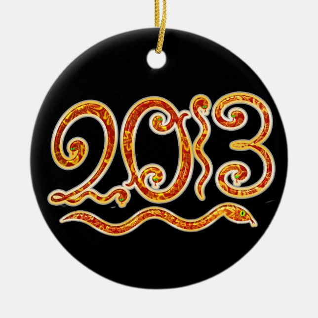 Chinese New Year - SRF Ceramic Ornament (Front)