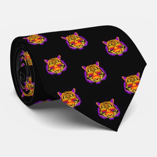 Chinese New Year Tiger Neck Tie