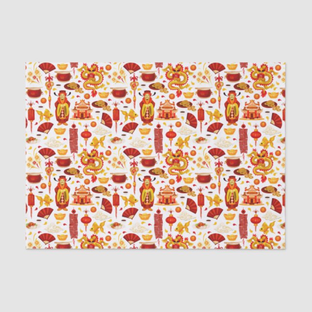 Chinese New Year  Tissue Paper (Front)