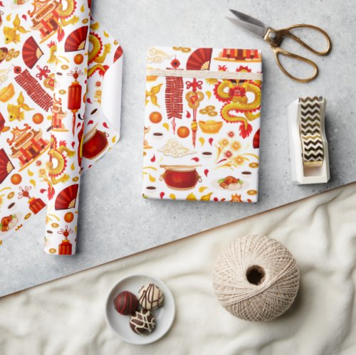 Chinese New Year  Wrapping Paper