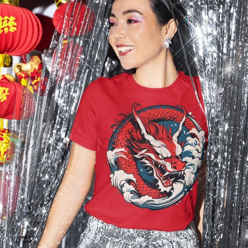 Chinese New Year Year Dragon Zodiac Sign T_Shirt