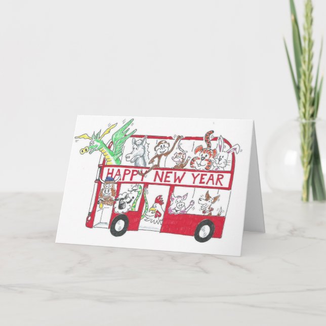 Chinese New Year - Year of the Ox Card (Front)