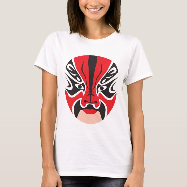 Chinese Opera Mask from the Mascarata™ Collection T-Shirt (Front)