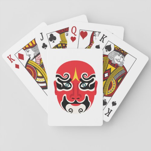 Chinese Opera Mask Playing Cards