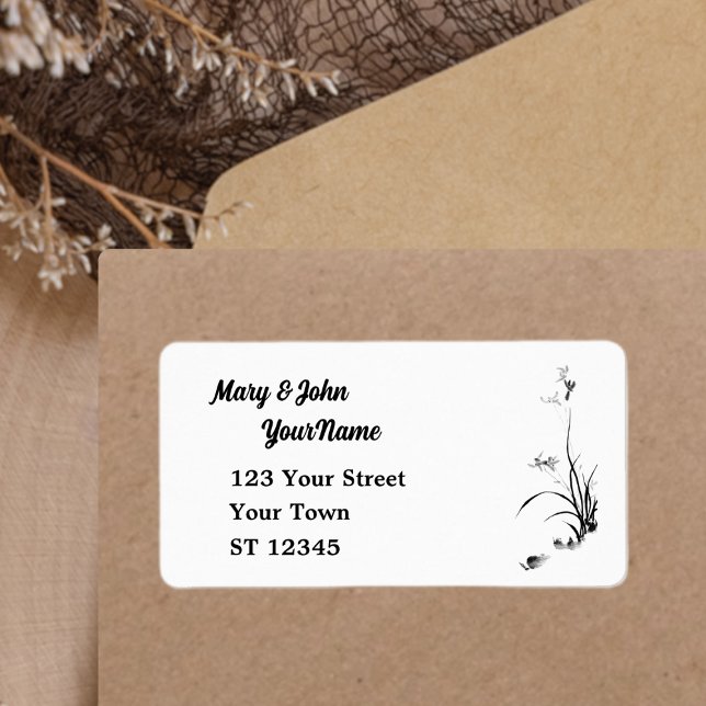 Chinese Orchid - bw Label (Creator Uploaded)