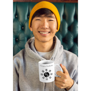 Chinese Organ Clock Meridians Acupuncture Elements Two-Tone Coffee Mug