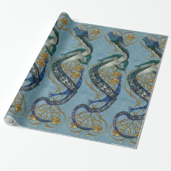 Chinese Ornamental Dragon Wrapping Paper by RainbowCards at Zazzle