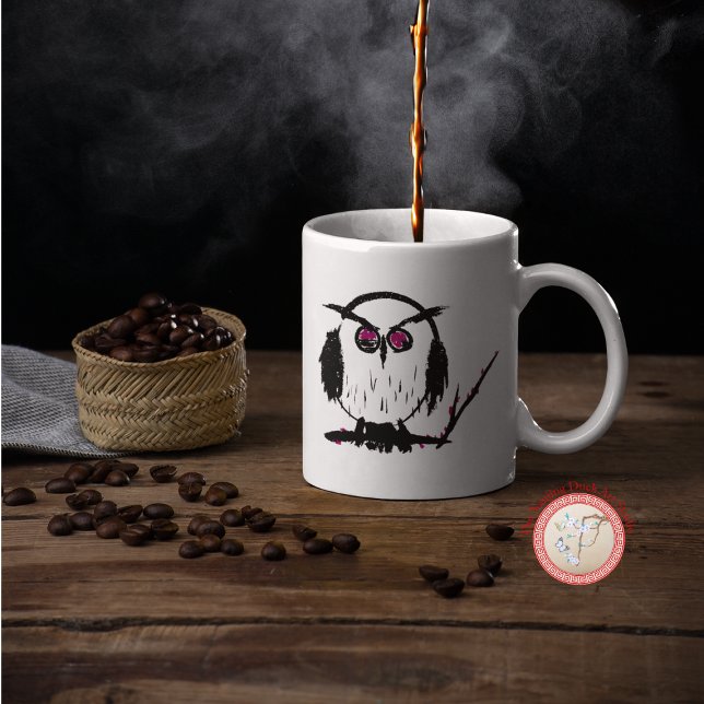Chinese Owl Bone China Mug (Creator Uploaded)