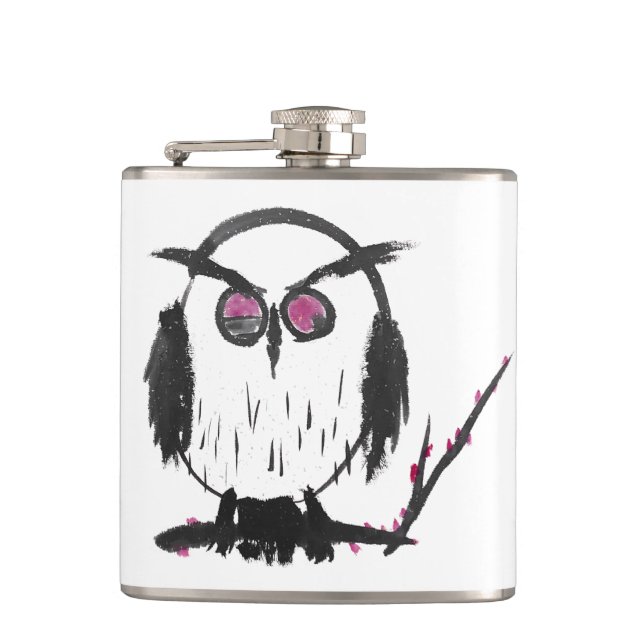 Chinese Owl Flask (Front)