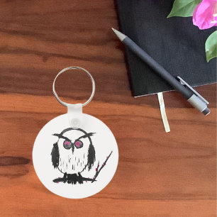 Chinese Owl Keychain