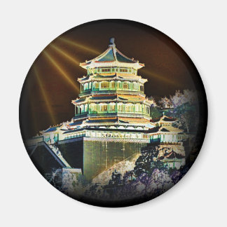 Chinese pagoda Buildings Magnet