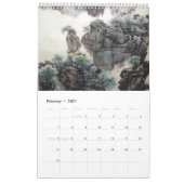 Chinese Painting Calendar (Single Page) (Feb 2021)