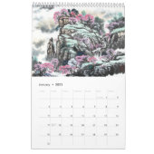 Chinese Painting Calendar (Single Page) (Jan 2021)