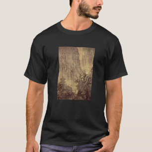 Chinese Painting Clothing Buddhist Temple In Mouta T-Shirt
