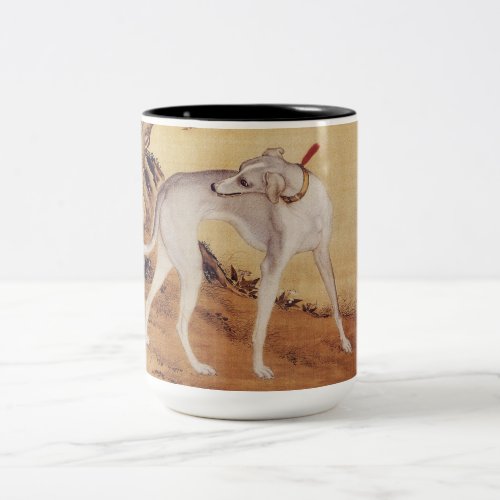 Chinese Painting Greyhound 2 Dog Year Birthday Mug