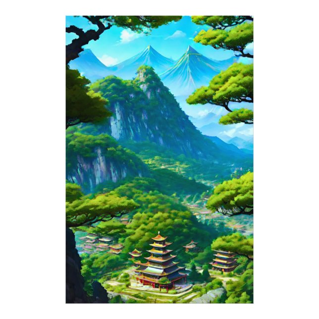 Chinese Palace Valley  Photo Print (Front)