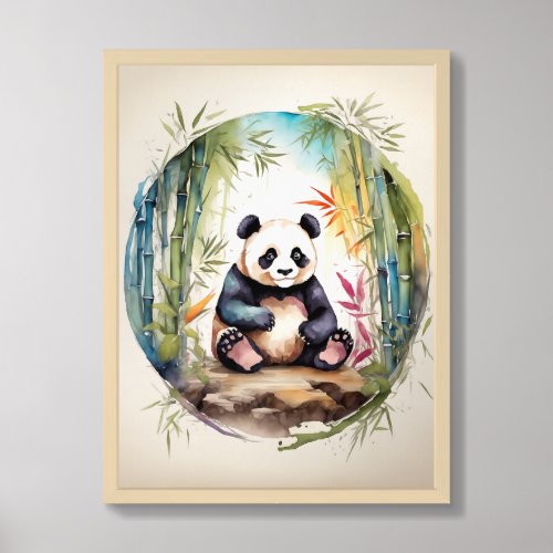 Chinese Panda 2 Print Value Poster Paper matte
