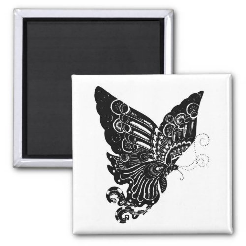 Chinese Paper_Cut Butterfly Design _ Magnet